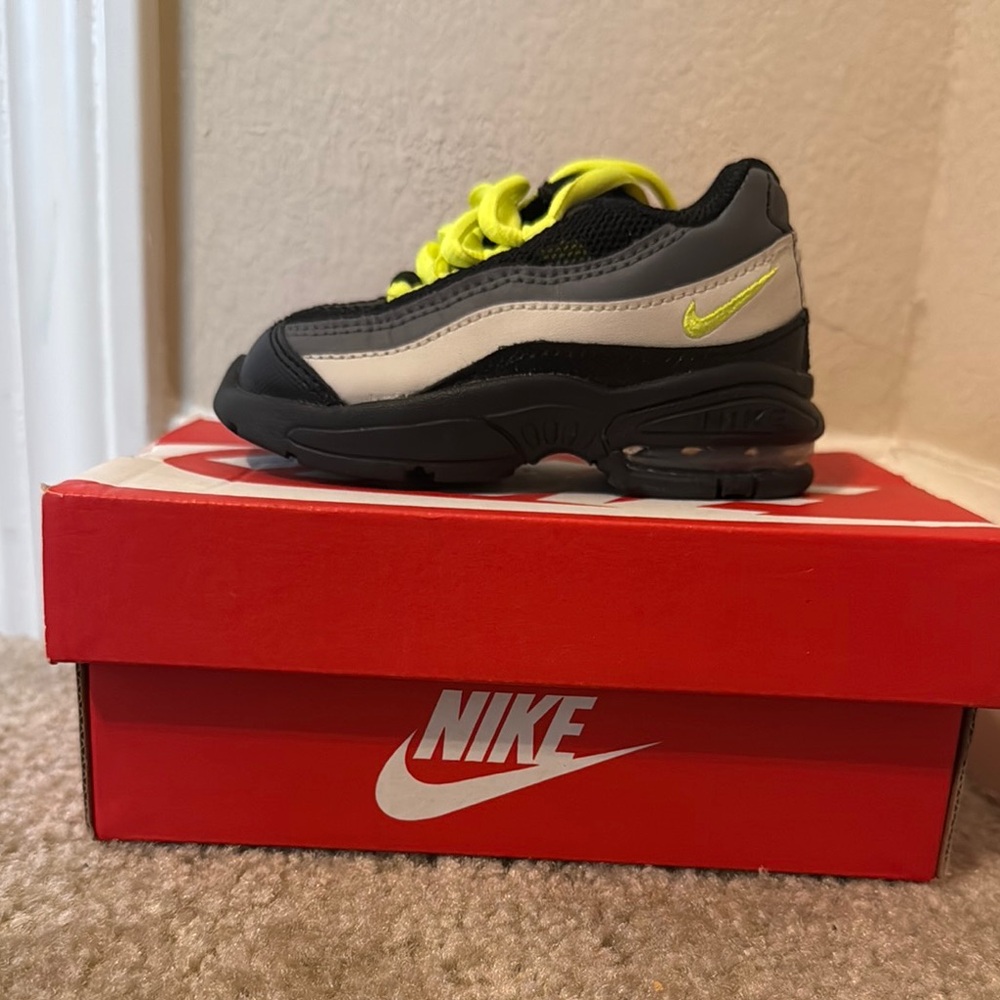 Nike Black Sneakers with Chunky Sole and Layered Design